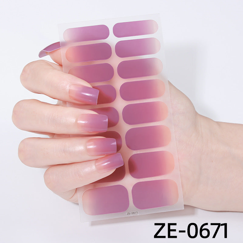 Gradient Gel Nagel Wraps