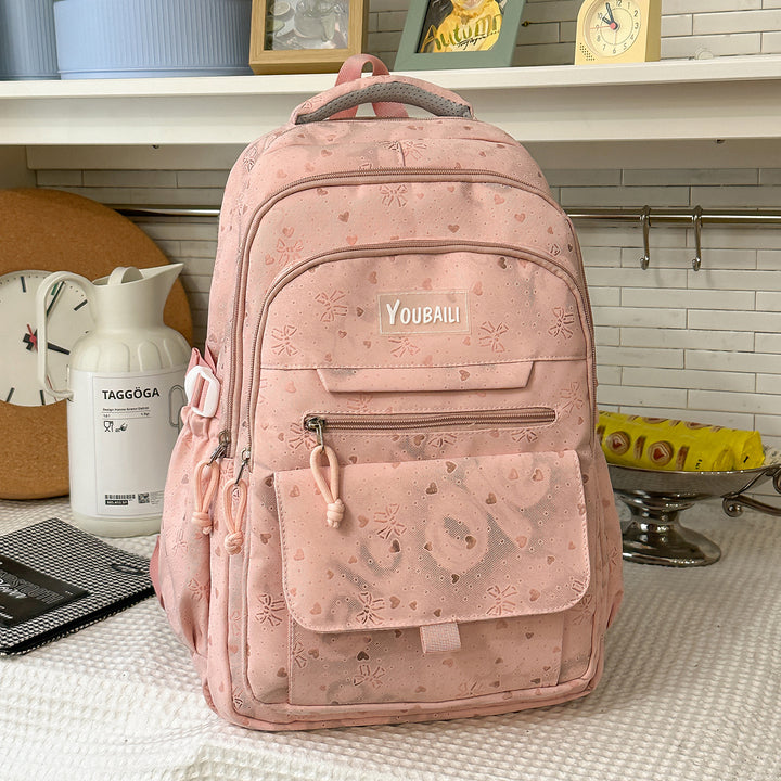 Charmanter Blumendruck Rucksack Karnz