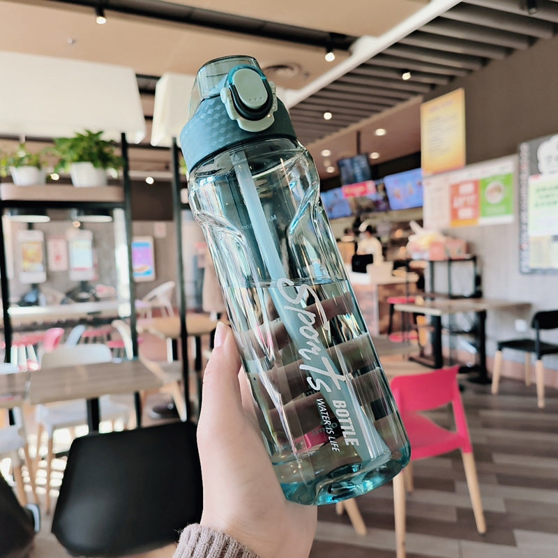 Damen Sportliche Trinkflasche mit innovativem Verschluss Karnz
