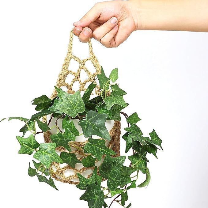 Macrame Pflanzenaufhänger Karnz