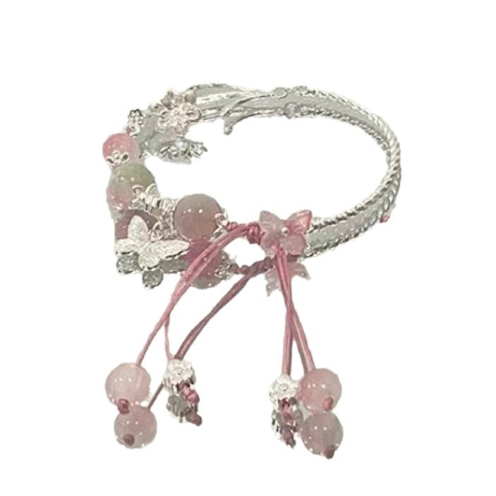 Elegante Blumen- und Edelstein-Armband Karnz
