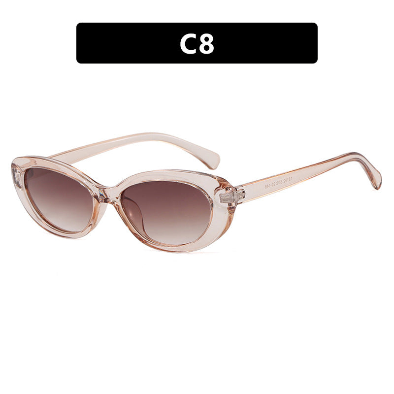 Damen modische Cat-Eye Sonnenbrille mit UV-Schutz und elegantem Rahmen Karnz
