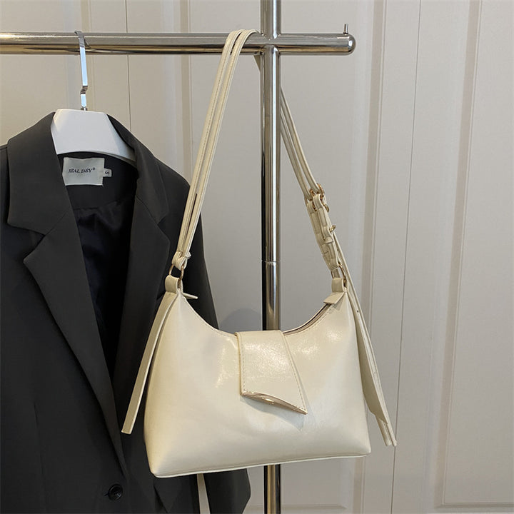 Luxuriöse Patelleder-Schultertasche Karnz