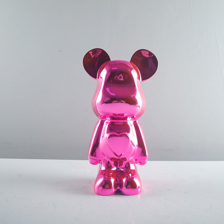 Dekorative Goldene Bärenfigur