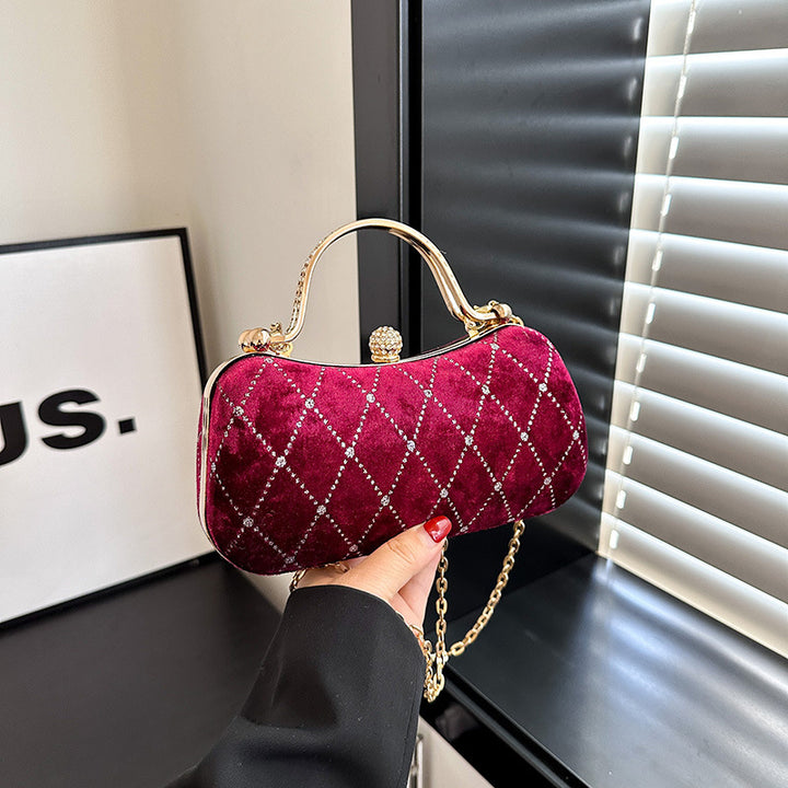 Elegante gesteppt Abendtasche