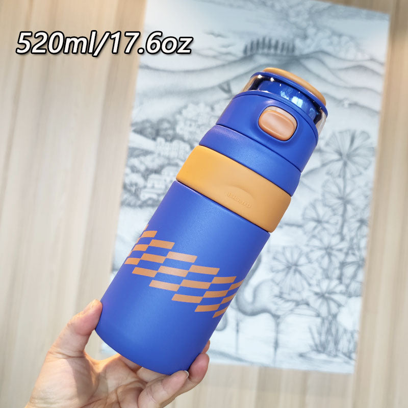 Damen BPA-freie Wasserflasche mit innovativem Sicherheitsverschluss Karnz