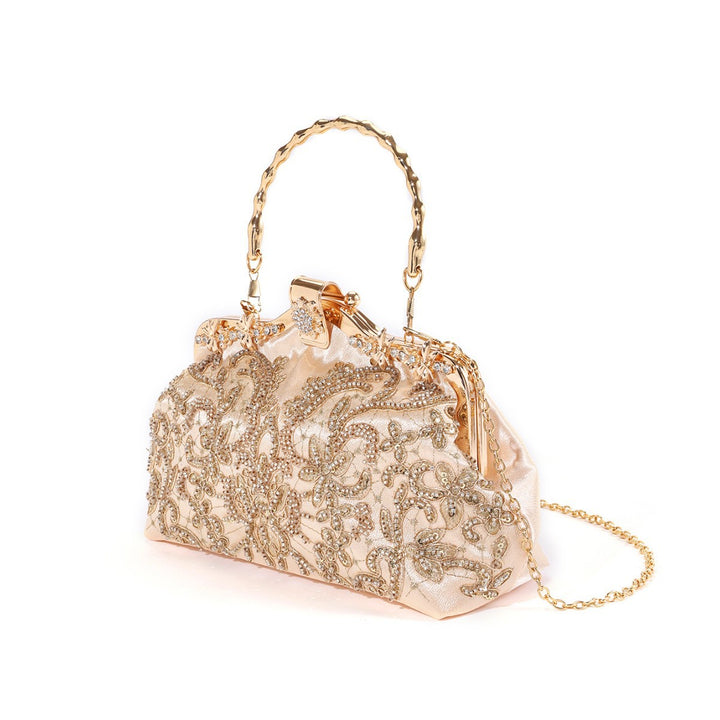 Bestickete Abendhandtasche