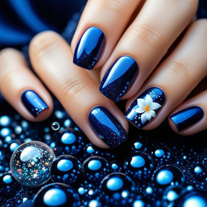 Dekoratives Florales Nagelkunstset Karnz