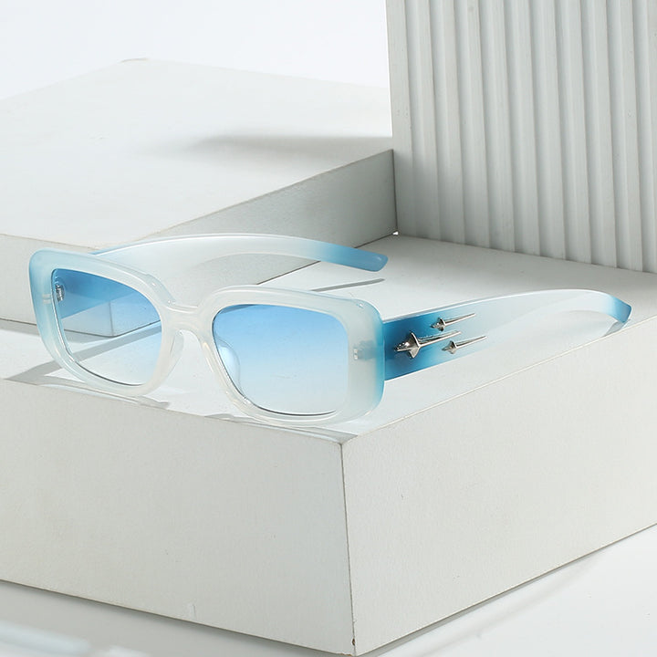 Moderne Minimalistische Quadratische Rahmen Sonnenbrille Karnz