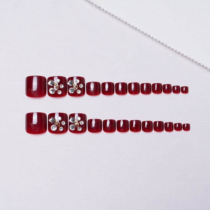 Rhinestone Dekorative Zehennagelkunst