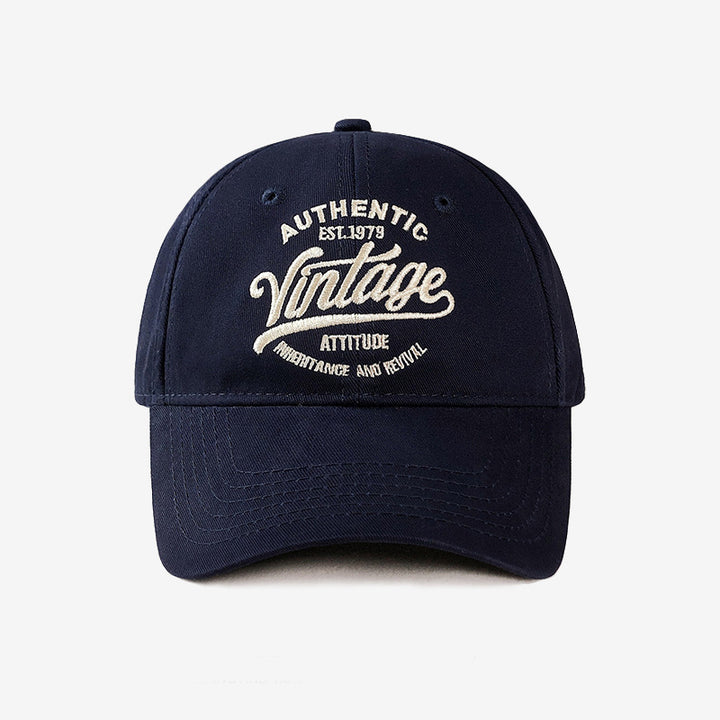 Vintage-inspirierte bestickte Baseballmütze