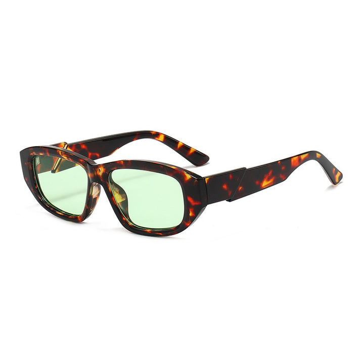 Retro-inspirierte kantige Sonnenbrille Karnz