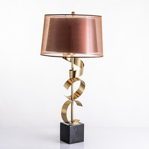 Künstlerische Spiral-Tischlampe
