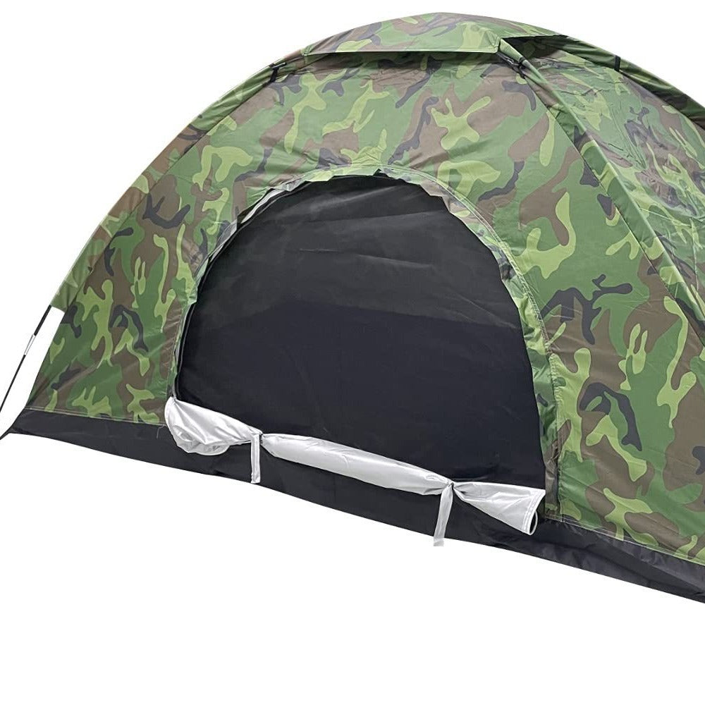 Unisex Tragbares Campingzelt mit Camouflage-Muster Karnz