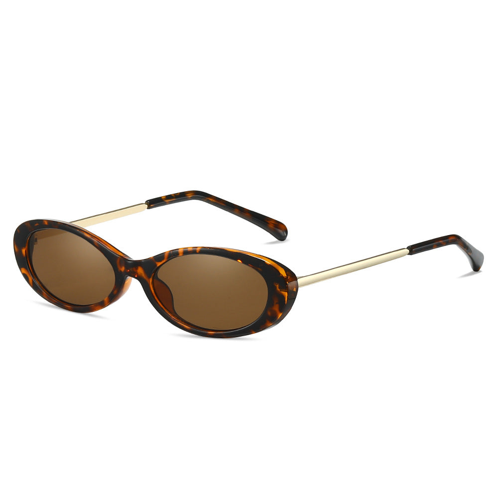 Retro-inspirierte ovale Sonnenbrille Karnz