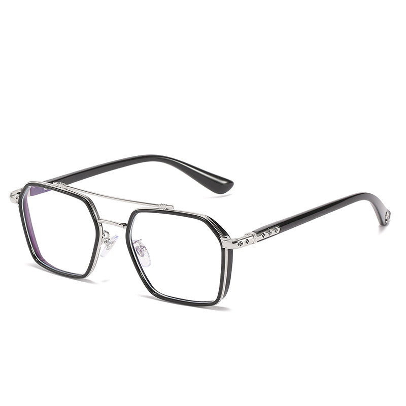 Damen modische Brille im geometrischen Design Karnz