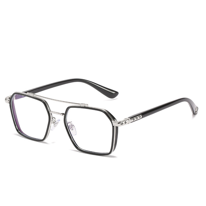 Damen modische Brille im geometrischen Design Karnz