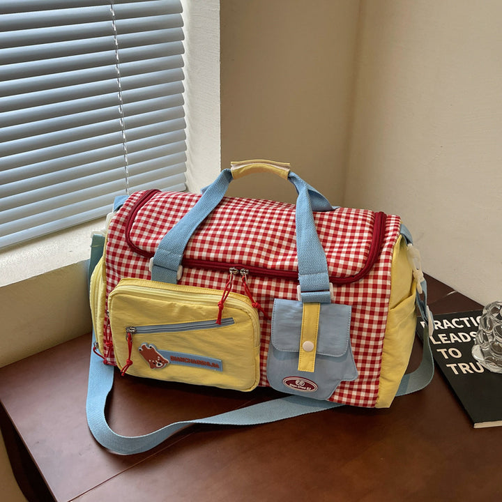 Stilvolle Mehrfach-Abteil Reise-Duffle-Bag Karnz