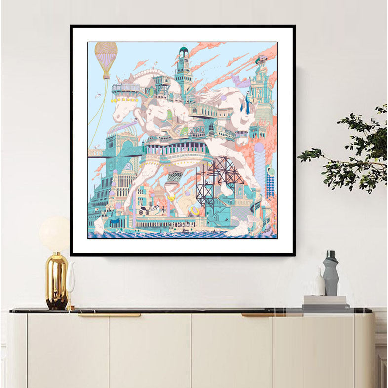 Abstrakte Kunst Druck
