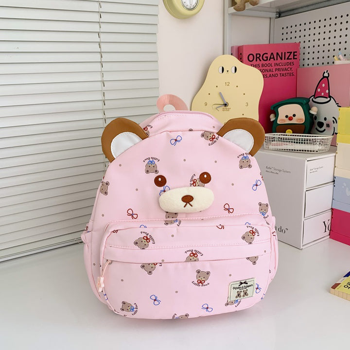 Kinderrucksack mit süßem Bärenmotiv