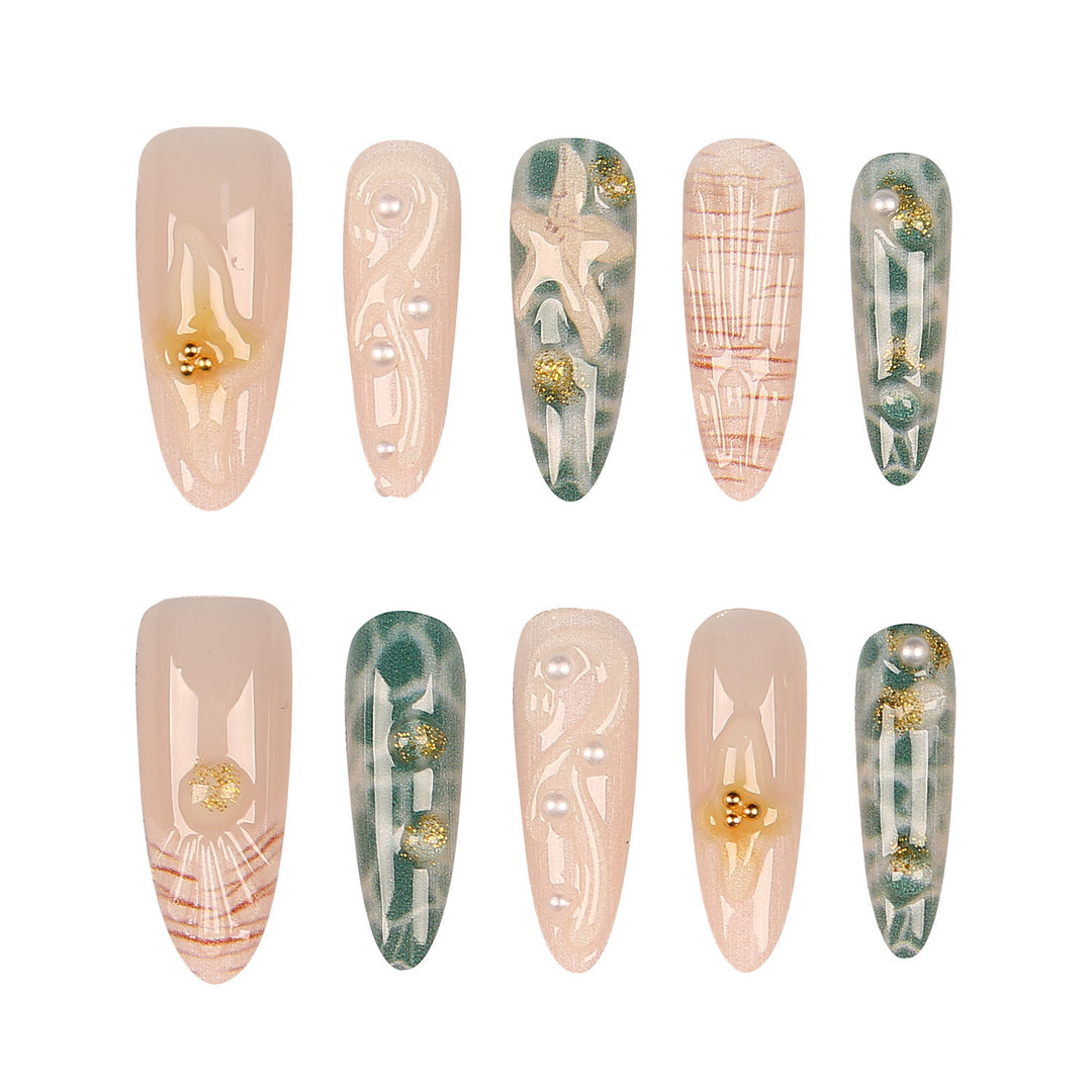Kreatives Press-On Nagelkunst Set