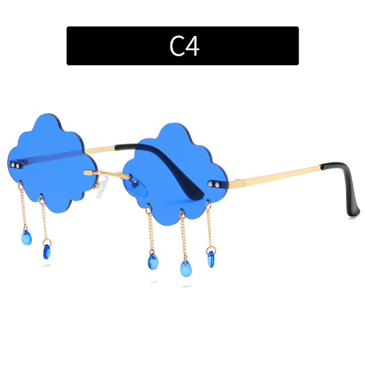 Künstlerische Wolkenförmige Sonnenbrille