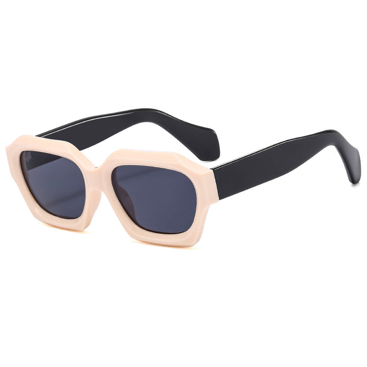 Damen stilvolle Sonnenbrille im geometrischen Design Karnz