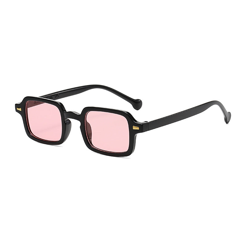 Damen geometrische Sonnenbrille mit trendigem Animal-Print Karnz