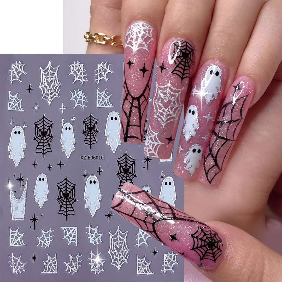Halloween-Themen Nagelkunst Aufkleber Set  1791507032