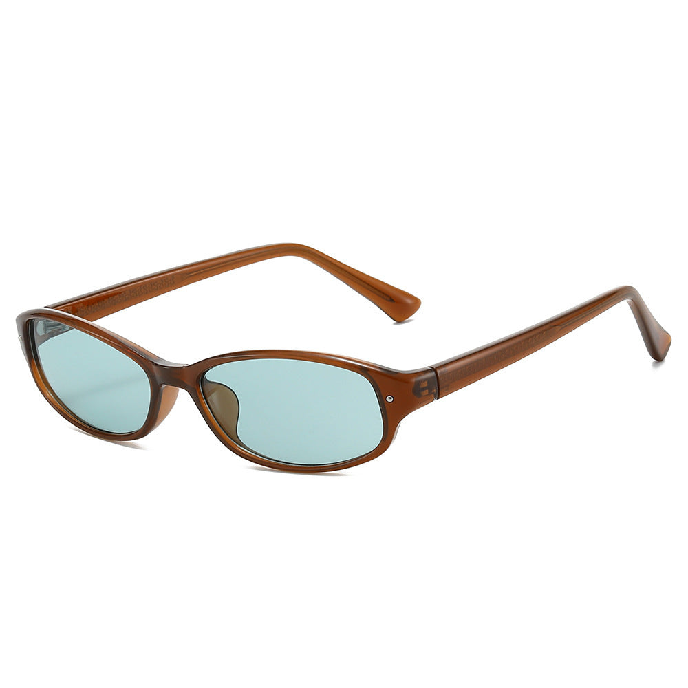 Damen modische Sonnenbrille im eleganten Design mit glitzernden Akzenten Karnz