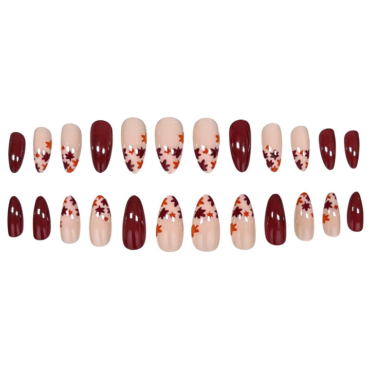 Herbst-inspirierte langanhaltende Nagelkunst Karnz