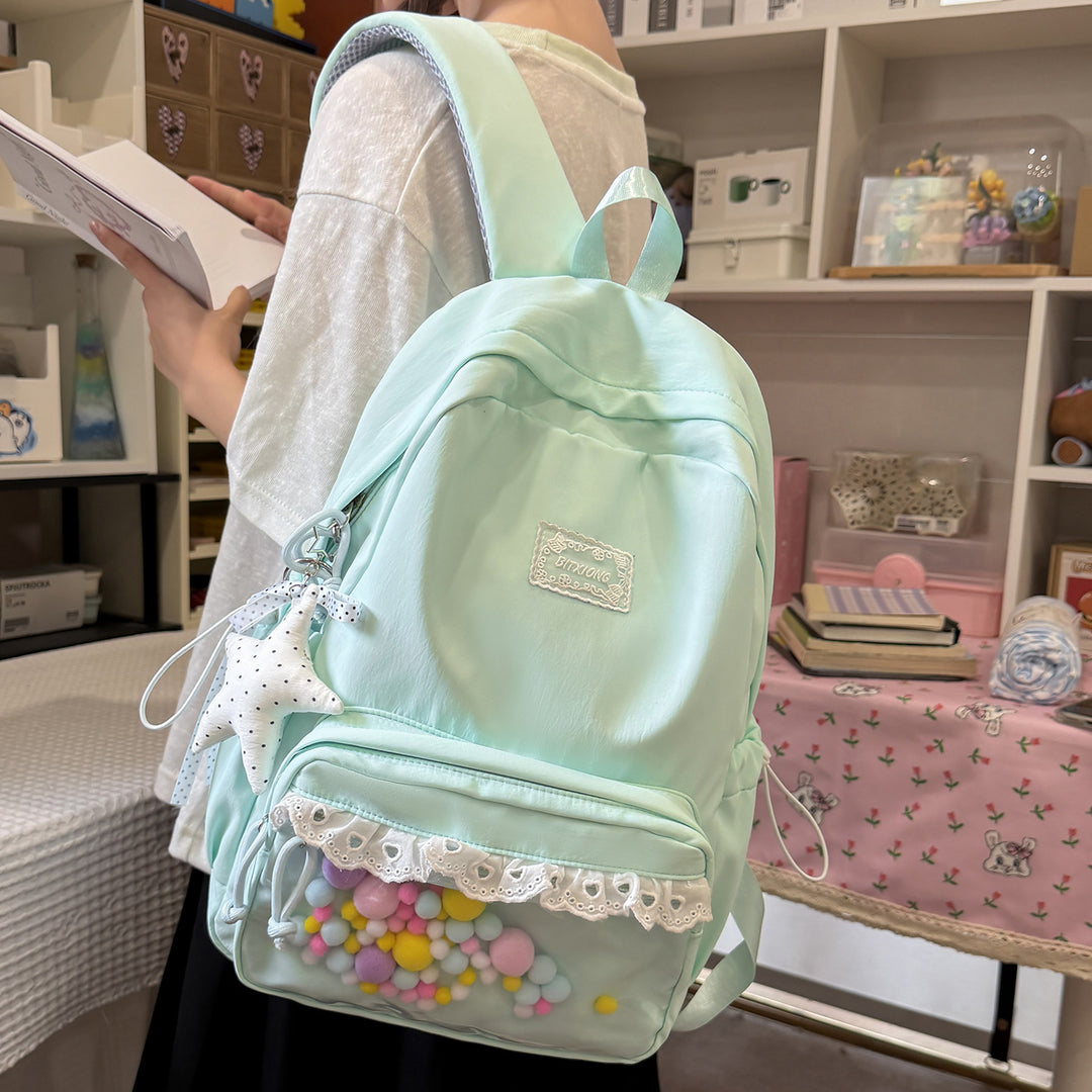 Stylischer Rüsch-Rucksack Karnz