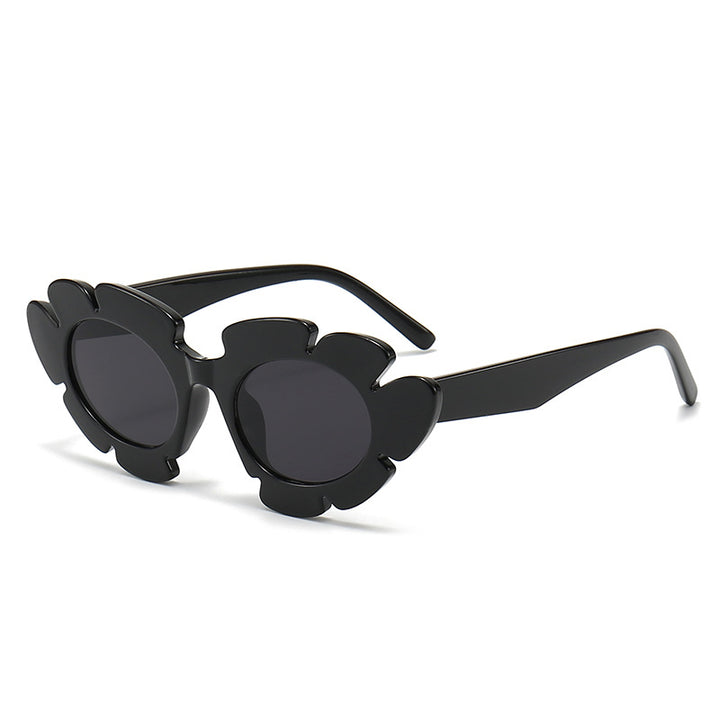 Damen Blütenförmige Sonnenbrille mit hochwertigem UV-Schutz Karnz
