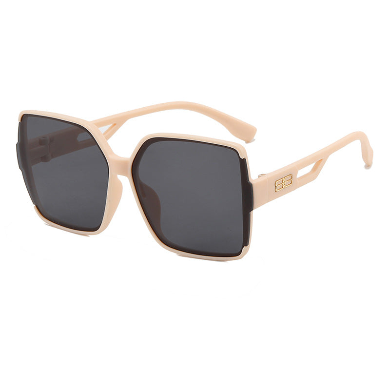 Damen Oversized Sonnenbrille mit markantem eckigem Design Karnz