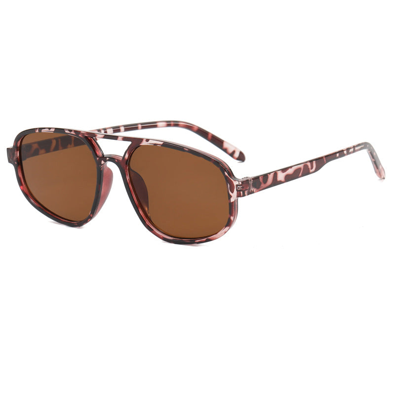 Damen modische Oversized-Sonnenbrille mit trendy Rahmen Karnz