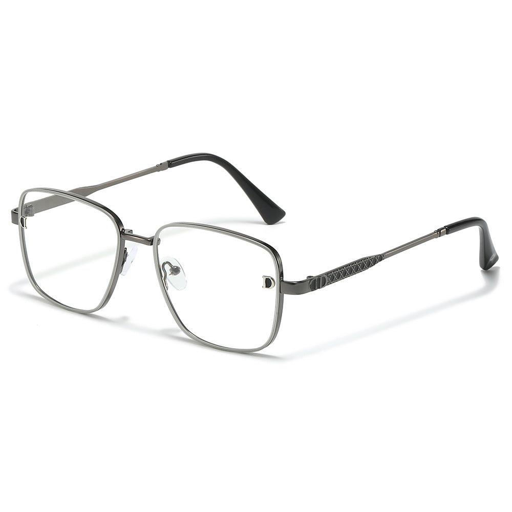 Vintage-inspirierte quadratische Rahmenbrille Karnz
