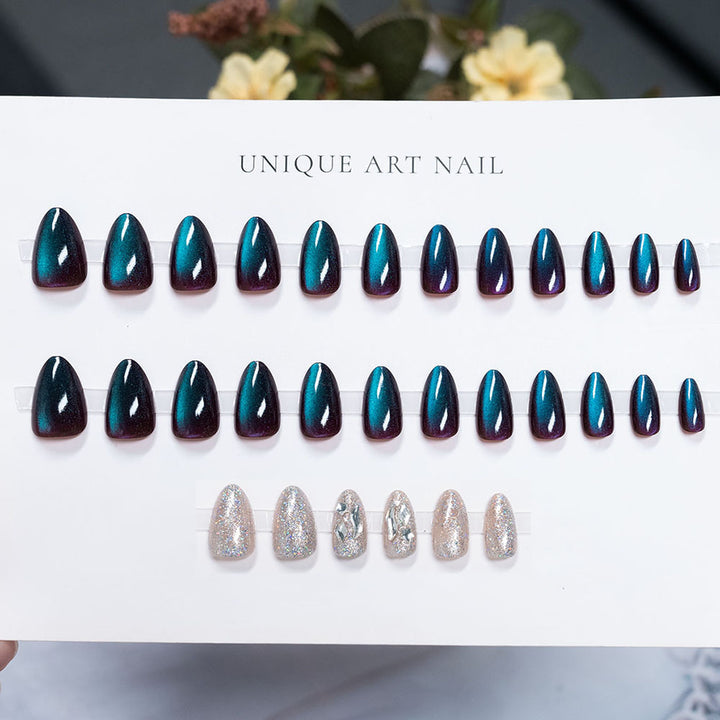 Hochglanz Press-On Nagelkunst
