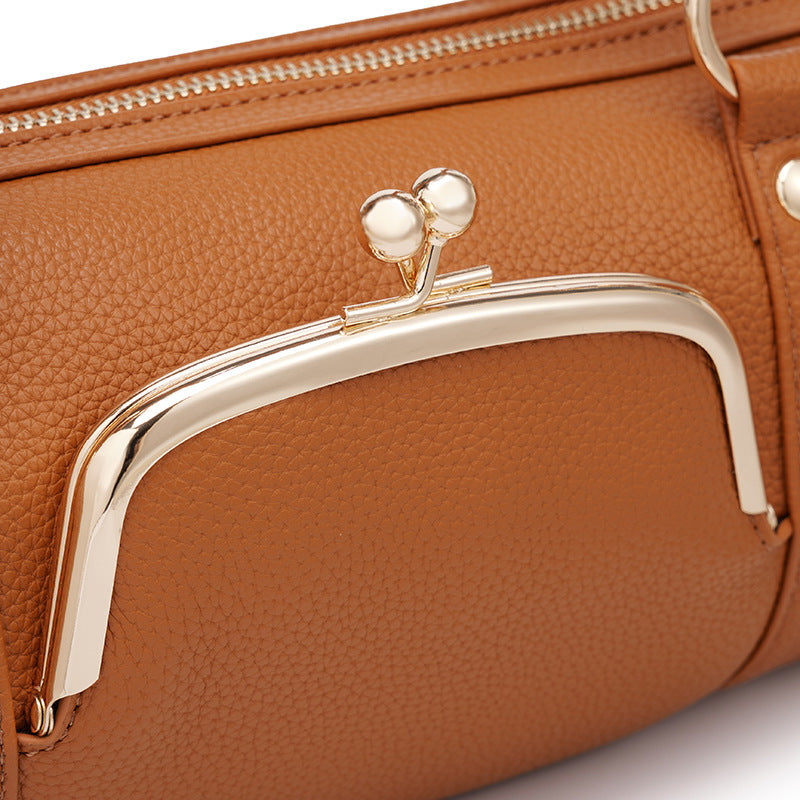 Modische Leder-Handtasche Karnz