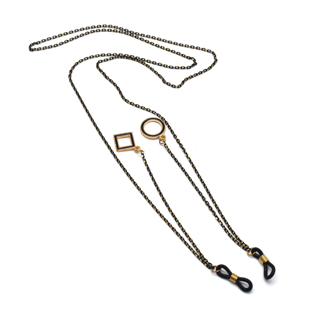 Geometrische Minimalistische Brillen Kette Karnz