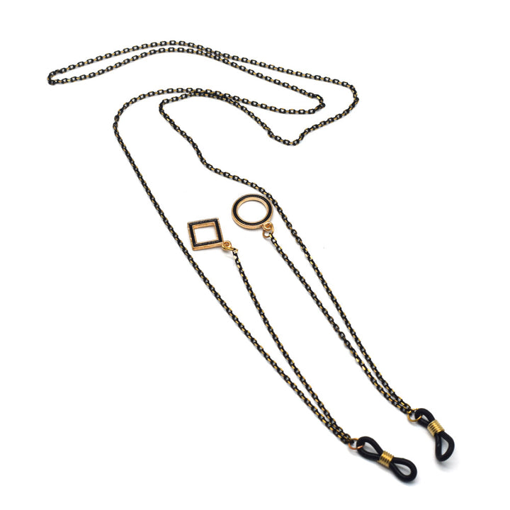 Geometrische Minimalistische Brillen Kette Karnz
