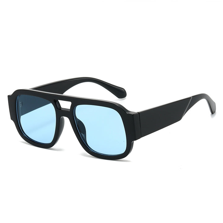 Moderne retro-inspirierte quadratische Sonnenbrillen Karnz