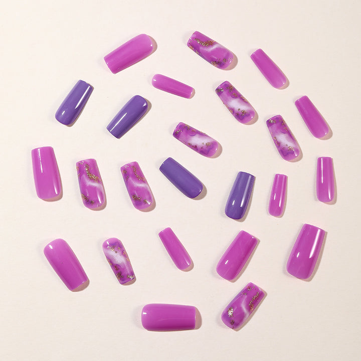 Künstlerische 3D Marmor Acrylnagelverlängerungen Karnz