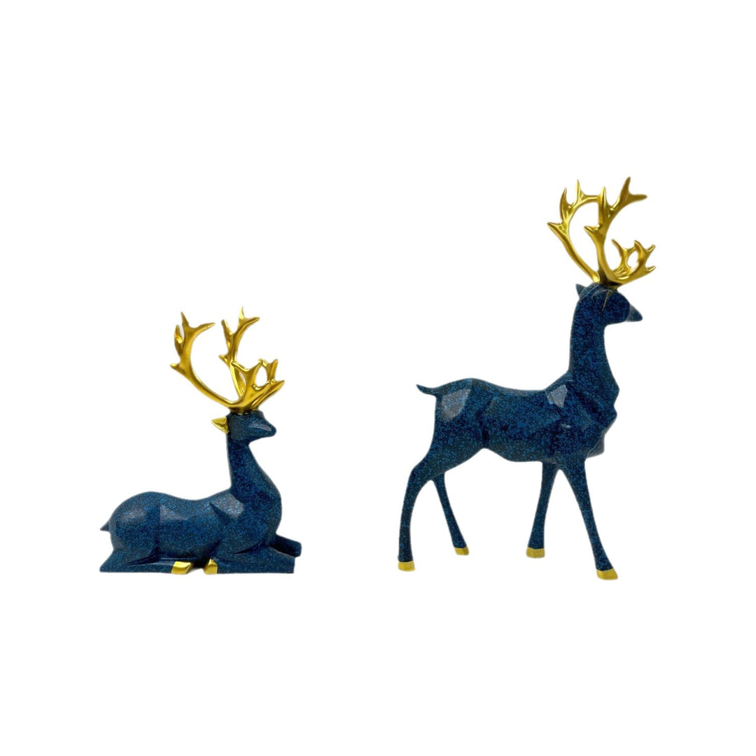 Elegante Hirsch Skulptur Karnz