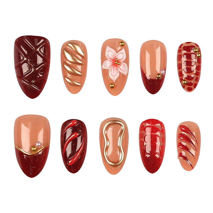 Künstlerische Nageldesign-Kollektion