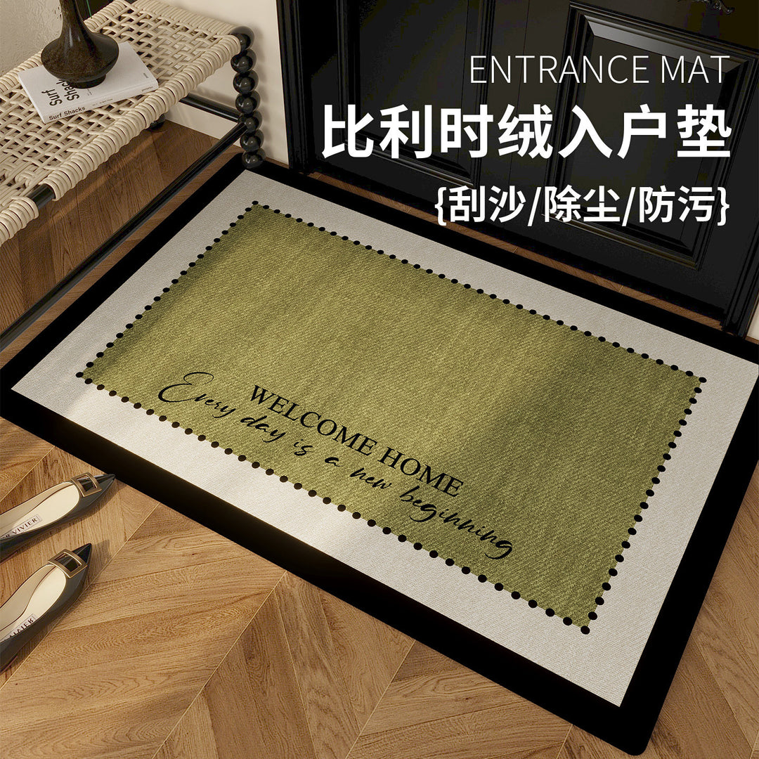 Elegante florale Design Eingangsmatte