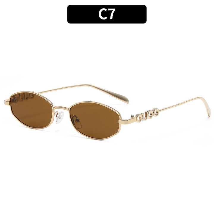 Elegante geometrische Sonnenbrille