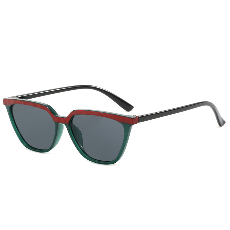 Damen moderne geometrische Sonnenbrille mit elegantem Design Karnz