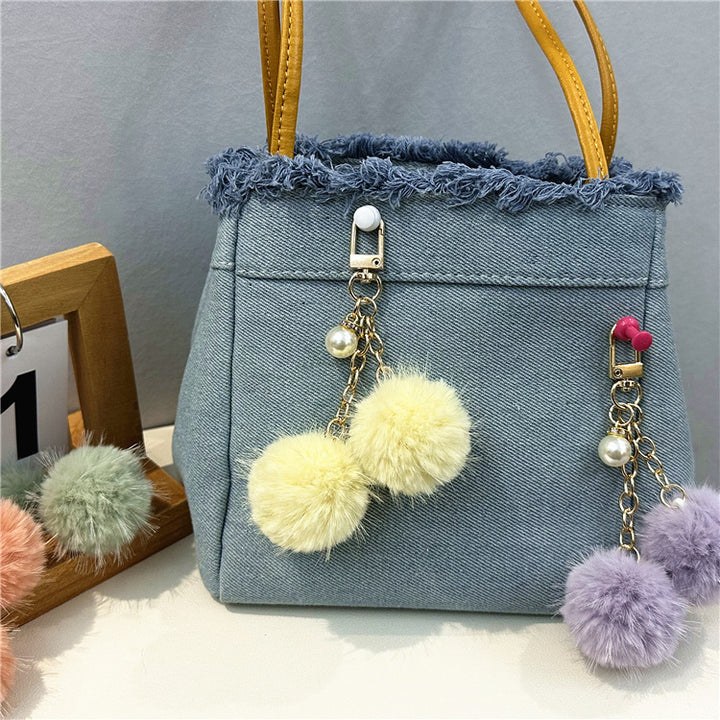 Stilvolle Denim Tragetasche Karnz