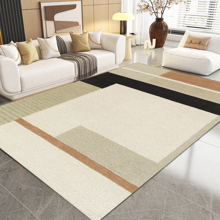 Geometrisches Webmuster Bereichsteppich