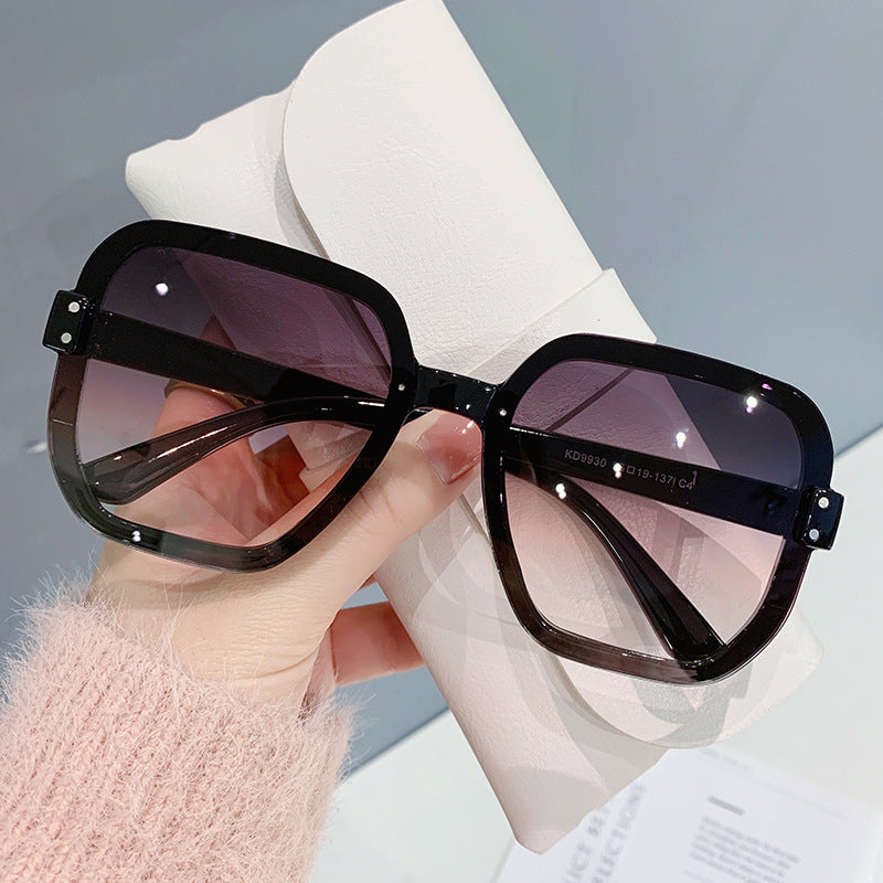 Damen elegante oversized Brille Karnz
